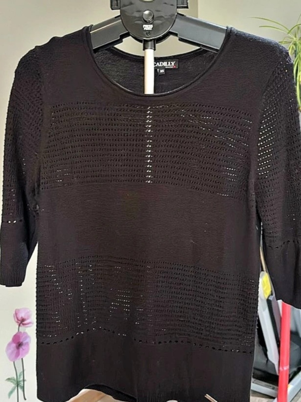 Picadilly Long Sleeve Tunic in Black Size XS Like New